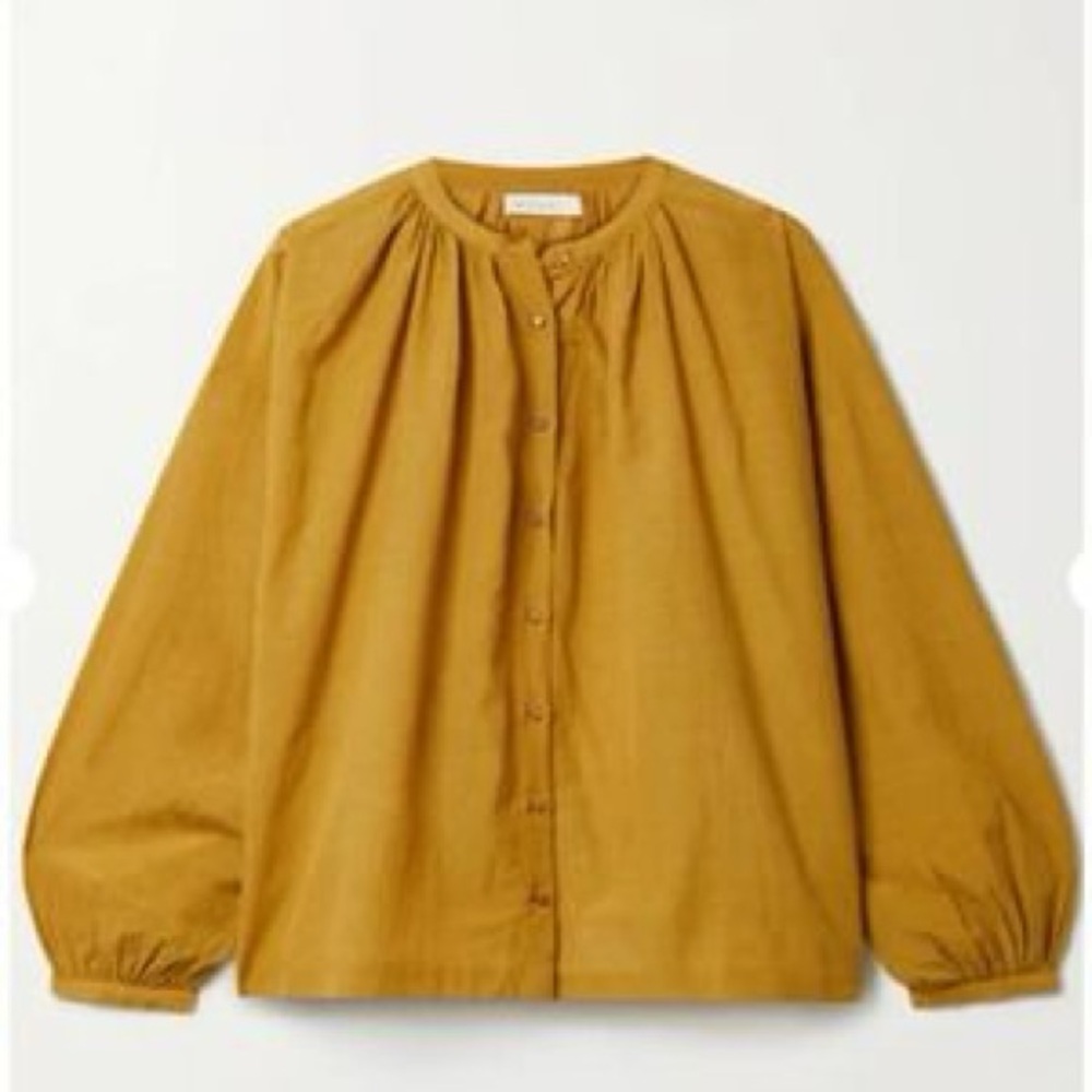 NWT Doen Jane Blouse Golden Willow Medium
